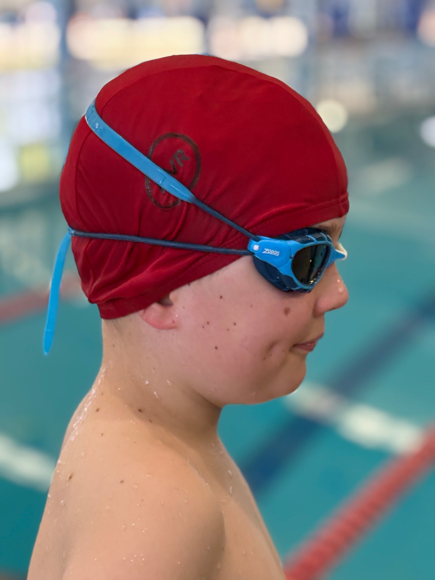 Hi Vis Swim Cap